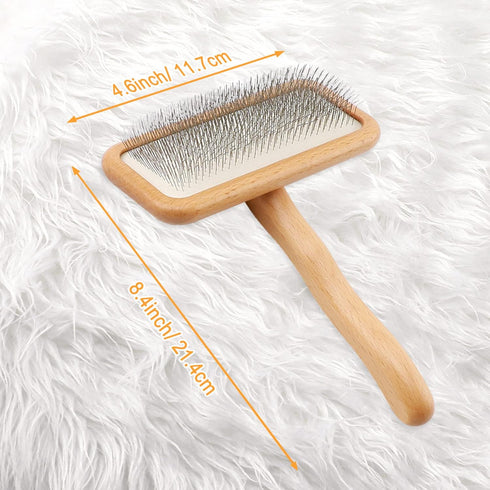Carpet Rake Sheepskin Wool Brush, 1PCS for Carding Fur, Restore Softness and Texture of Pile Carpets/Rugs