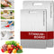 FODDOM Titanium Cutting Boards for Kitchen, 100% Pure Titanium Cutting Board, Stainless Double