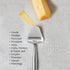 Boska Copenhagen Stainless Steel Cheese Slicer - Multi-Functional Handheld Slicer for All Types of Cheese