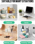 Sahasea Set 4 Countertop Acrylic Cabinet Organizer, of Clear Shelf Organizer for Kitchen Pantry Organizers and Storage