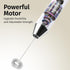 2-Speed 2000mAh Zulay Kitchen Rechargeable Milk Frother Handheld Lux - Powerful Motor, Waterproof, Battery - Drink