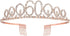 Rose Gold Birthday Sash Crown, 60 & Fabulous Sash and Tiara for Women, 60th Birthday Party Favor Supplies