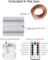 50 17ft 8 LECLSTAR LED Photo Clips String Lights, with Remote - Modes Fairy Lights to Clip on Pictures, Photos, Cards