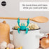 OTOTO Aqua the Crab Silicone Utensil Rest, Heat-Resistant Spoon Holder for Kitchen, Non-Slip Stove Top Organizer