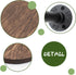 JINGHANGER 2 Pack 5.9 inches Round Floating Wood Corner Shelves, Wall Mounted Display Rack Diameter Indoor Circle Wall