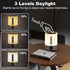 Dimmable 48 10-15 Night Light Bluetooth Speaker Alarm Clock, Sound Machine with White Noise, Touch Bedside Lamp, Warm