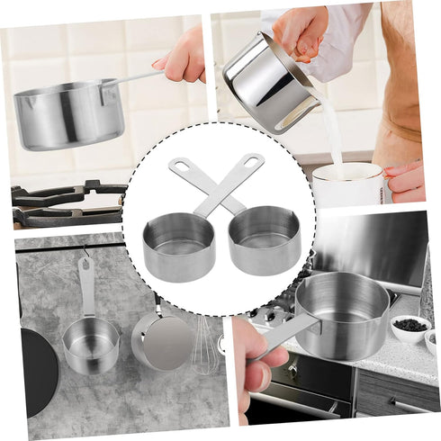 Copper Sauce Pot 1pc Small Saucepan Noodle Pot with Pour Spout, Tiny Cooking Pot, Butter Melter, Stainless Steel