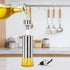 Set 2Pack, 12 Oz (2PCS onlyfire Olive Oil and Vinegar Dispenser - Stainless Steel Oil Bottles Dispenser for Kitchen