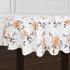 RUVANTI Round Tablecloth 70 Inch, 100% Cotton Stain Resistant Washable for Kitchen, Dining, Parties