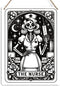 Krollma Funny Tarot Card Wall Art Decor Rustic Nurse Appreciation Gifts Witchy Vibes