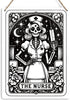 Krollma Funny Tarot Card Wall Art Decor Rustic Nurse Appreciation Gifts Witchy Vibes