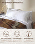 20"x54" ZonLi Body Pillows for Adults, Quilted Long Pillow for Bed, Body Pillow with Removable Cotton Cover