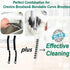 3 Pcs Crevice Cleaning Brush Set - Hard Bristle Grout Cleaner, Scrub Brush, Toilet Brush for Household Use Bathroom