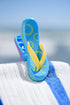 O2COOL Bocaclips - Beach Towel Clips for Chairs, 2 Count (Flip Flop Design)