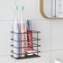 Adhesive Toothbrush Holder Wall Mounted, Suction Toothpaste Organizer Cup for Shower, Razor Holder Caddy Tray Storage