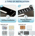 Projector Shelf, Floating Entertainment Center Shelves for DVD Player, Cable Box, Wifi Router, Wall Mount Shelf