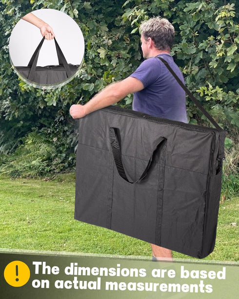 6 Folding Table Storage Bag, Fit for ft Folding Table,Waterproof Heavy Duty Large Portable Carry Bag for Folding