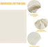 Pangda 15 Pcs Muslin Bags 8x10 Inches - Cotton Drawstring Fabric Gift Pouches for Home Storage