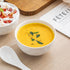 Porcelain Soup Bowls Set of 6, 4.5 Inch Oatmeal Bowls - Microwave and Dishwasher Safe, Ice Cream Bowls