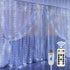 HOME LIGHTING Window Curtain String Lights, 300 LED Fairy Copper Light with Remote, USB Powered Waterproof for