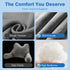 PZT Reading Pillow Plus, Crystal Velvet Back Pillow Bed Sitting Up for Adult & Children, Back Rest Pillow Support