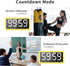 7.8 3 4 3 Countdown Count VOCOO Digital Kitchen Timer with Extra Large Display, Magnetic, Brightness, Alarms and Volume