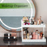 MARTY 2 Tier Spice Rack Organizer for Countertop, 15.8''L White Desktop Storage Organizer for Kitchen, Bathroom,
