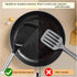2pcs Tenta Kitchen Nonstick Cookware, Thin Slotted Egg Spatula Turner, Flexible Nylon