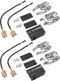 2 Pack Universal Range Stove Element Plug Receptacle Block Fits Whirlpool Kenmore Electric Stove Range Burner Kit