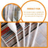 KALLORY 4pcs Toilet Brush Set - White Soft Swab Toilet Bowl Mop, Scrubber Cleaning Brush for Home Washroom
