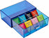HappyDino Acrylic Tea Bag Organizer and Storage Box Stackable Tea Bag Holder with