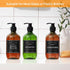 12PCS Bathroom Labels for Soap Dispenser, Removable Bathroom Organization Labels, Waterproof Bottle Labels for Shampoo Conditioner Body Wash (Black) by HVSWLY