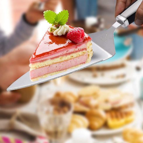 Cake Cutting Set for Wedding - Knife and Server Set, Stainless Steel Cake Cutter and Pie Spatula