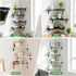 Set 3) NATURE'S SOURCE Corner Floating Shelves, Corner Shelf Wall Mounted, Shelves for Room Wall, Home Decor Living