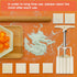 Luxiv Moon Cake Mould, 12 PCS Pattern Hand-Pressure Mooncake Molds for Mid-Autumn DIY Pastry Tool (75g)
