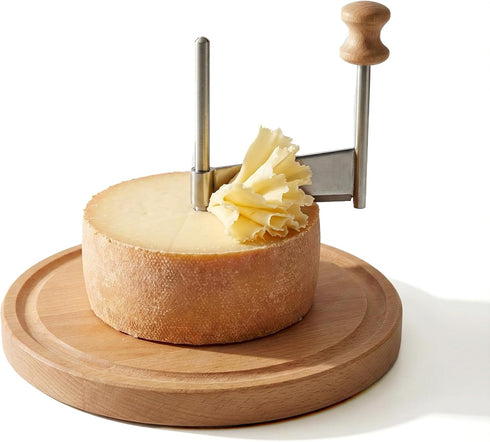Girolle Cheese Curler Wheel For Tte de Moine, Chocolate & Butter Curls