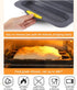 MUJUZE Silicone Bread Pans for Baking, Nonstick French Bread Loaf Pan with 6 Muffin Cups, Heat Resistant