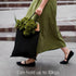 Eco Right Canvas Reusable Cotton Tote Bag for Women, Ideal for School, Grocery, Shopping, Beach & Gifts