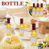 Encheng 5oz Woozy 5oz Set 35 Hot Sauce Bottles with Lids,Clear Bottles with Shrink Capsules,Small Wine Making Bottles