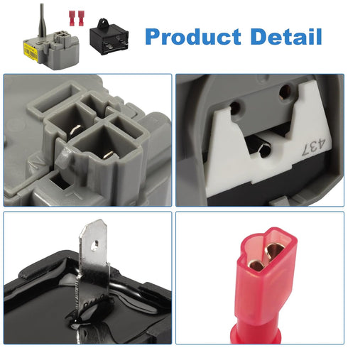 W10197428 W10189190 TSD2 Refrigerator Start Relay Device, Compatible with Whirlpool Kenmore Refrigerators