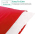 NTBAY Standard Pillowcase Set - 2 Pack Brushed Microfiber 20x26 Pillowcases, Soft, Wrinkle-Free, Red with Envelope