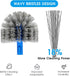 20'' TidyMister Pool Brush for Cleaning Pool Walls, Light Duty Pool Brush Head Detachable Side Brush Nylon Bristles