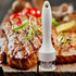 Meat Tenderizer Tool with Ultra Sharp Stainless Steel Needle Blades, 2 Pack for Tenderizing BBQ, Marinade, Steak,