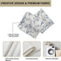 Summer 13x108 Inch PROCIDA Navy Blue Floral Table Runner Wildflower Runner for Table Small Seasonal Spring Coffee Table