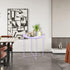 4 Garden you End Table Metal Side Table Purple Round Folding Tray Cyan Sofa Small Accent Fold-able Table, Round End