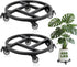 12 Inch Plant Caddy with Wheels, 2Pack Heavy Duty Plant Stand with