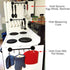 6 Hooks Magnetic Utensil Holder Rack, Organizer for Refrigerator, Metal Cabinet, Metal Stove, Grill, BBQ
