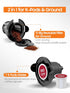 6 14 Oz Horavie Single Serve Coffee Maker, Hot and Iced Coffee Maker for K Cup and Ground, to Brew Sizes Single Cup