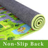 LUXLOOM 3x5 Kids Rug City Play Mat Non Slip Exercise Baby Fun Rug Carpet for Kids Toddler City Traffic Road Map