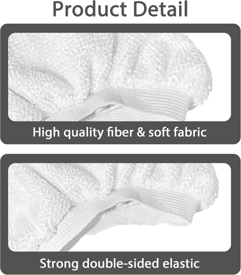 Set, 6 Pack 2 Reusable Steam Mop Pads Steam Mop Pads & Universal Microfiber Cloths, Compatible with KGHKGH, Sprobil